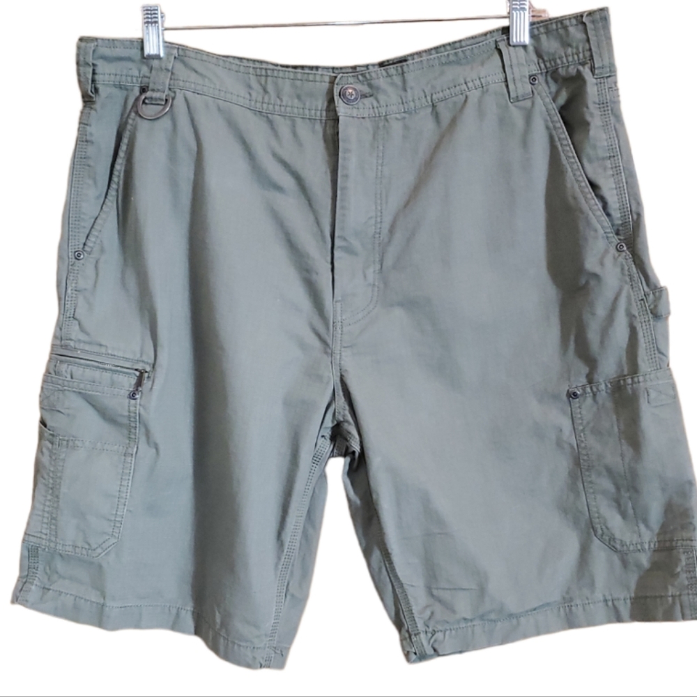 SCHMIDT 42 WORKWEAR GREEN CARGO SHORTS